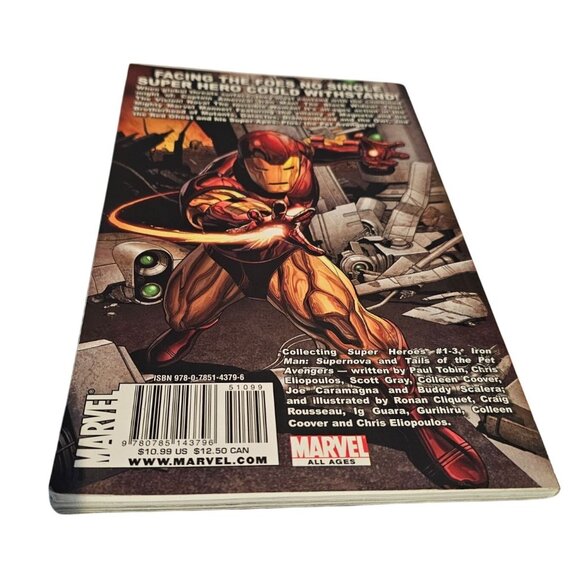 Avengers Iron Man Captain America Thor Paperback Graphic Novel Comic Book Marvel - Picture 8 of 8